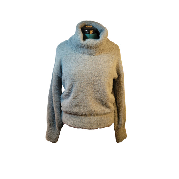 Nine West Sparkle Turltleneck Sweater Vintage Blue Large‎ - Picture 1 of 6